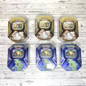 Lot of 4 | Pokemon Whammy Collector Tins ‘Tyranitar & Slacking’ | Factory Sealed